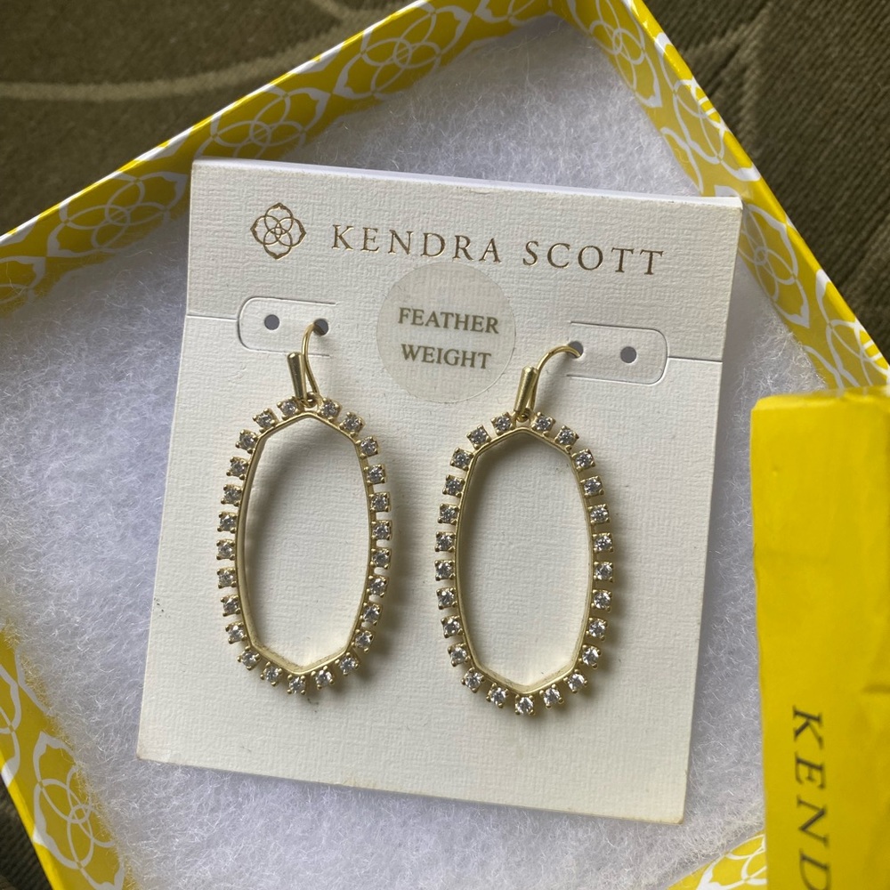 Kendra Scott Gold Metal Earrings
